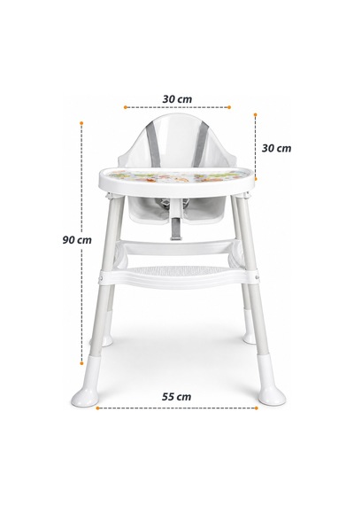 Baby Home Tapaz Plastik Bebek Mama Sandalyesi
