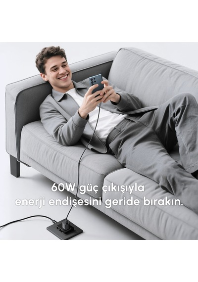Ven-dens Vd-dc03cc Premium 60w Usb-c Hızlı Şarj Kablosu