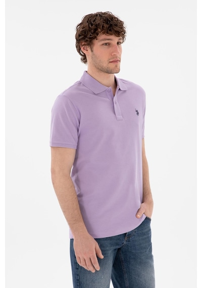 U.S. Polo Assn. Us. Polo Assn. Erkek Tişört Mor