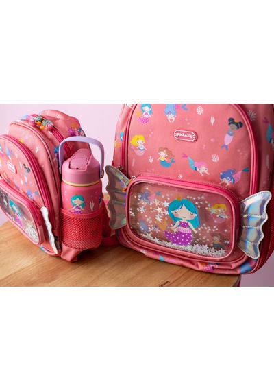 Packnjoy - Çocuk Sırt Çantası Medium 4-6 Yaş - Mermaid Dream Pembe