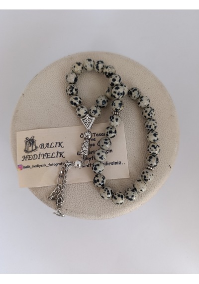Doğaltaş Tespih/dalmaçyalı Jasper Taşı Tespih-1040