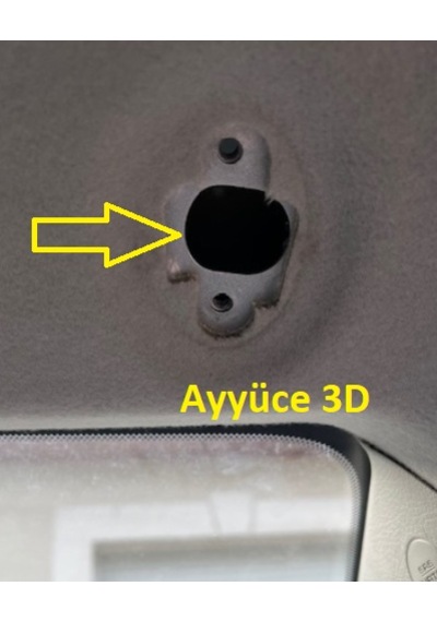 Ayyüce 3d, Toyota Yaris Uyumlu Silecek Menteşesi , 2 Adet , Siyah Renk
