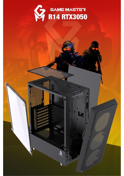 Game Master R14-3050 i5-11400F 16 GB 512 GB M.2 SSD 6 GB RTX3050 Free Dos Masaüstü Oyuncu Bilgisayarı Game Master R14-3050 i5-11400F 16 GB 512 GB M.2 SSD 6 GB RTX3050 Free Dos Masaüstü Oyuncu Bilgisayarı