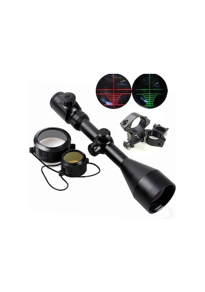 3-9x56eg Yüksek Kaliteli çıft ışık Kırmızı,yeşil Kaynaklı Avcılık Süfer Tüfek Dürbün(b)