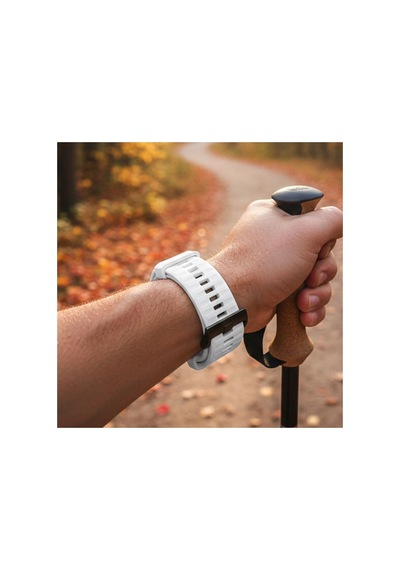 Garmin Instinct 3 50 Mm, Solar, Tactical Edition Kordon Silikon Quickfit Özellikli Yedek Kayış Beyaz