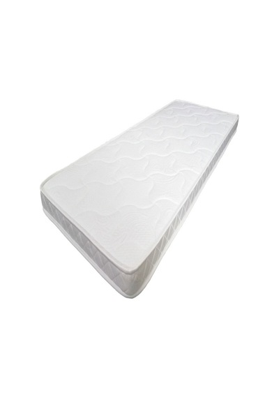 Sitehome Beyaz Tek Kişilik Bondeks Sünger Havlu Kumaş Yaysız Yatak 100x190x15
