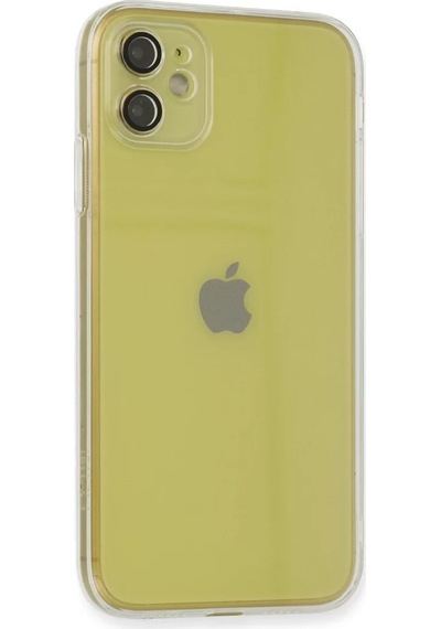 Newface Apple İphone 12 Kılıf Fly Lens Silikon - Şeffaf