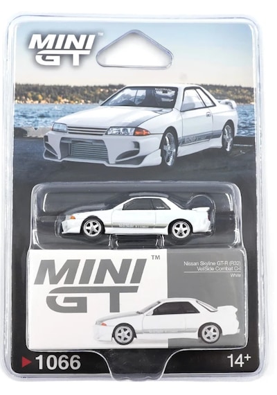 Mini Gt 1/64 Nissan Skyline Gt-r R32 Veilside Combat C-ı White Mgt01066-blister Beyaz