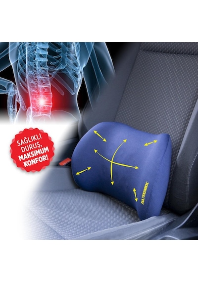 Automix Super Visko Memory Foam Bel Destek Yastığı Automix Super Visko Memory Foam Bel Destek Yastığı