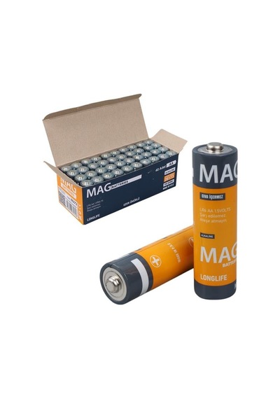 Mag Batteries Mg-26173 Alkalin Aa 40'lı Paket Kalem Pil Aa,lr6, Am-3