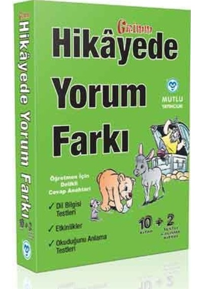 Mutlu 2.Ve 3.Sınıf Hikayede Yorum Farkı 10+2 Kitap