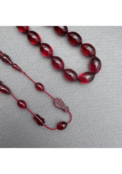 Cete Ufuk Sağlam Eski Alman Katalin Sülün İmame 9x14mm Beyzi Kesim Tespih Çok Renkli