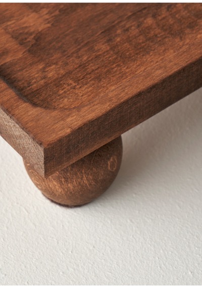 Bella Maison Wooden 2'li Ahşap Sunum Seti Naturel Naturel