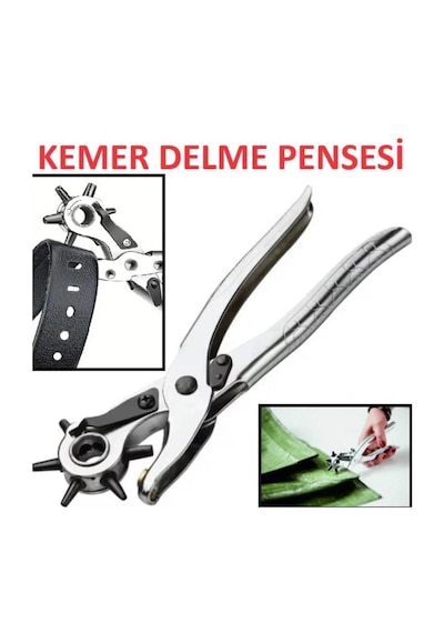 Metal Kemer Delme Pensesi Delici Delik Açma Çıt Çıt Pense Deri Çanta Kıyafet Delik Açıcı Makinası Diğer