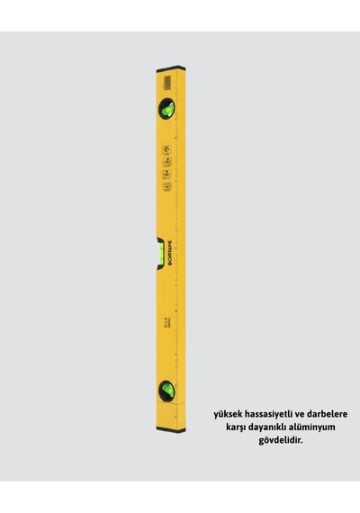 Northcity 600 Mm Profesyonel Su Terazisi - Yeni Nesil Ergonomik Duvar Ve Montaj Aracı Sarı