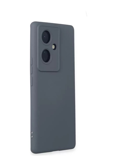 Newface Vivo V29 Lite Kılıf Nano İçi Kadife Silikon - Gri