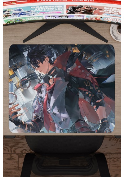 Wriothesley Genshin Impact Anime Gacha V5 - 48x40 Xl Gaming Mouse Pad Fare Altlığı