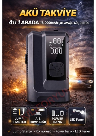 Jump Starter 4in1 18000mah