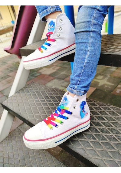 Sonic Karakterli Çocuk Spor Ayakkabı Convers Modeli Spor Ayakkabı (528277033)