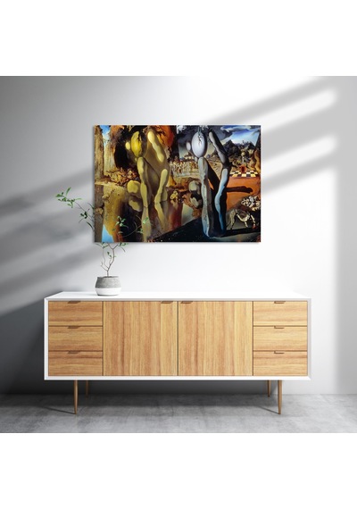 Cakasepetim Narcissus Metamorfozu Salvador Dali Resmi Ahşap Mdf Tablo