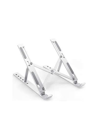 Apple MacBook Laptop Bilgisayar Standı Notebook Özel Yükseltici Stand Tablet Tutucu Ayarlı Metal Meta