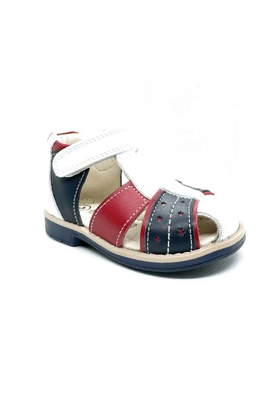 Ortopedia 605-1 Çocuk Ortopedik Tommy Deri Sandalet Beyaz - Kırmızı - Lacivert Ortopedia 605-1 Çocuk Ortopedik Tommy Deri Sandalet Beyaz - Kırmızı - Lacivert