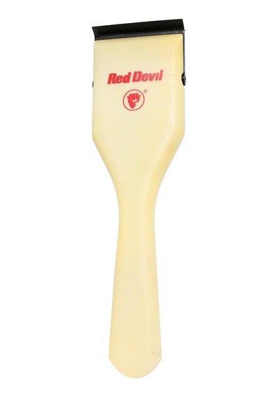 Red Devil 3050 Çift Kenarlı Boya Kazıyıcı, 2,5 İnç, Kızılcık
