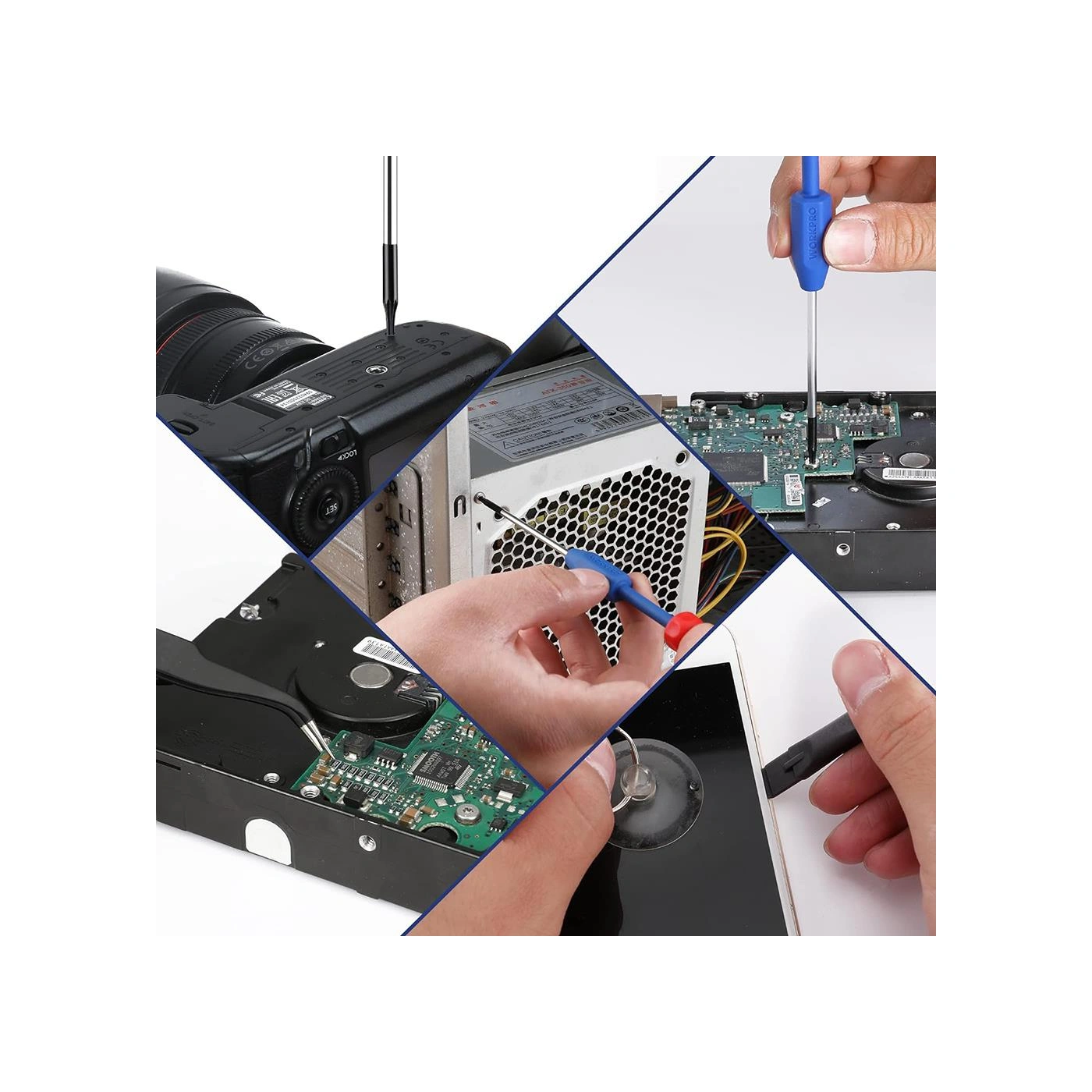 Workpro Wp200531 12 Parça Cr-v Elektronikçi Hassas Profesyonel Onarım Seti