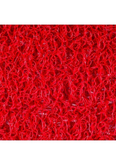 Karmaşık Paspas 1x15 Metre Kırmızı Pvc Kıvırcık Halı İç Dış Mekan Yolluk Kaydırmaz Islak Zemin Paspası Kırmızı