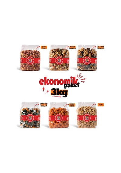 Çıtlat Çerez Shop Karışık Kuruyemiş Seti 6 x 500 G