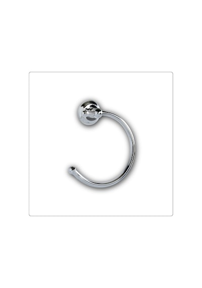 İsaoğlu Yapı Havluluk Banyo Havluluğu Silver Gümüş Vintage Pirinç Paslanmaz Gümüş