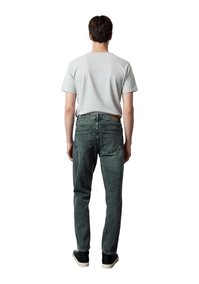 Ersefa Kadın İçin Koyu Denim Pantolon Rahat Kesim Yüksek Bel Fonksiyonel Koyu Lacivert