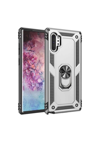 Galaxy Note 10 Plus Kılıf Zore Vega Kapak Mavi