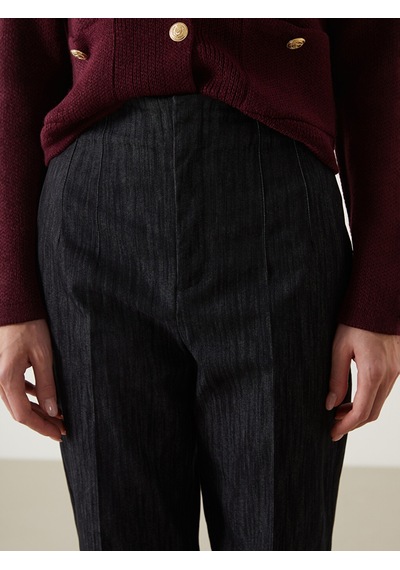 Lcw Jeans Siyah Carrot Fit Kadın Jean Pantolon