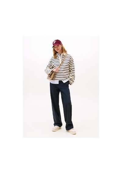Tommy Hilfiger Th Sporty Cupsole Bej Kadın Sneaker-9602 Classic Beige