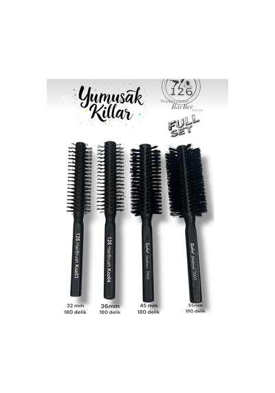 126 Koz03 Koz04 Koz7006 Ve Koz7007 Saç Fırçası Seti