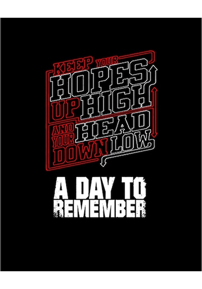 Zepplin Giyim A Day Remember Keep Your Büyük Sırt Patch Yama