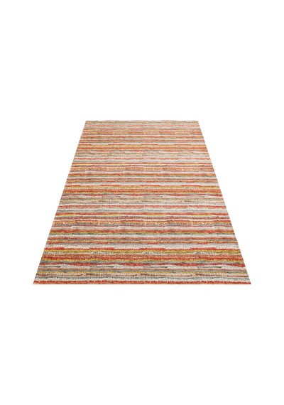 Multy Hasır Görünümlü Kaymaz Renkli Dokuma Modern Kilim