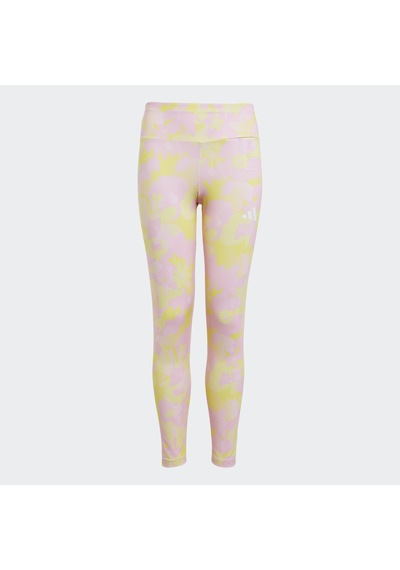 Adidas Train Essentials Flower Print Çocuk Tayt Jj5055 Çok Renkli