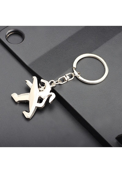Peugeot Uyumlu Logolu Metal Anahtarlık