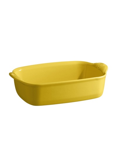 Emile Henry Fırın Kabı Dikdörtgen 22 X 14 Cm - Mat Sarı/provence Yellow Mat Sarı