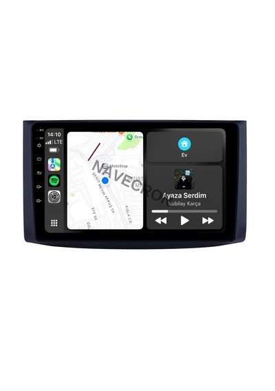 Chevrolet Aveo 2006-11 9" Uyumlu Androıd Multimedya Gerçek 2/32 Kablosuz Carplay Geri Görüş Kameralı 9"