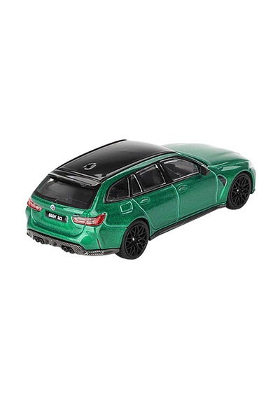 Mini Gt 764 Bmw M3 Competition Touring Isle Of Man Green Metallic Lhd Model Araba