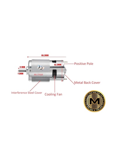 Rs-775Sf Dc Motor 6V-36V 7500-15000 Rpm