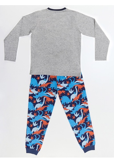 Denokids T-rex Info Erkek Çocuk T-shirt Pantolon Takım