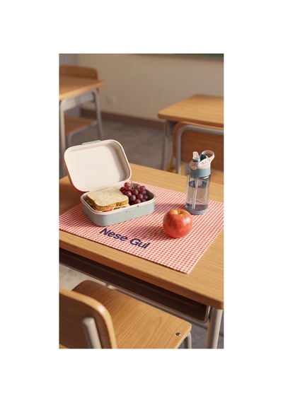 Kişiye Özel İsim Nakışlı Beslenme Örtüsü 45x35 Cm Leke Tutmaz Kumaş - 907663810