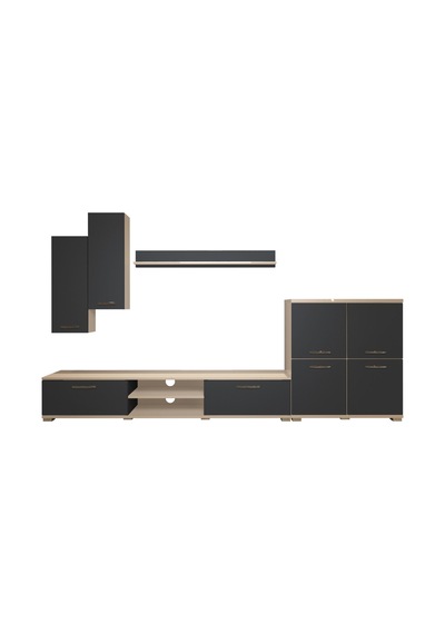 Decoraktiv Eko 6 Mdf Dvd Tv Ünitesi Tv Sehpası Beyaz - Antrasit