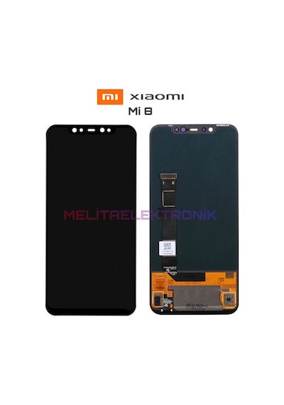Xiaomi Mi8 Mi 8 Lcd Ekran Dokunmatik Çıtalı / Çıtasız