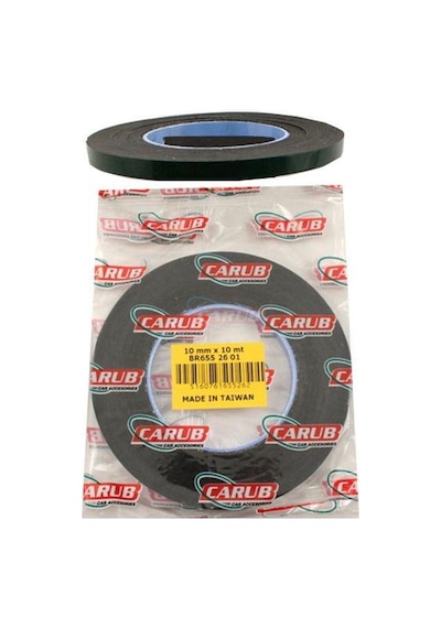 Çift Taraflı Bant 10 Mm X 10 Mt Yeşil-siyah