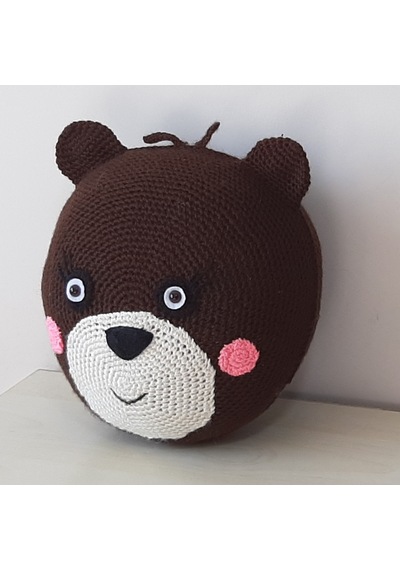 Amigurumi Örgü Oyuncak Ayı Yastık